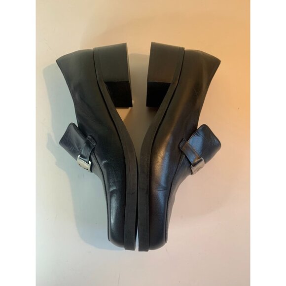 Calvin Klein NEW Vintage Chunky Loafer Shoe Black 8.5 M - Picture 7 of 11